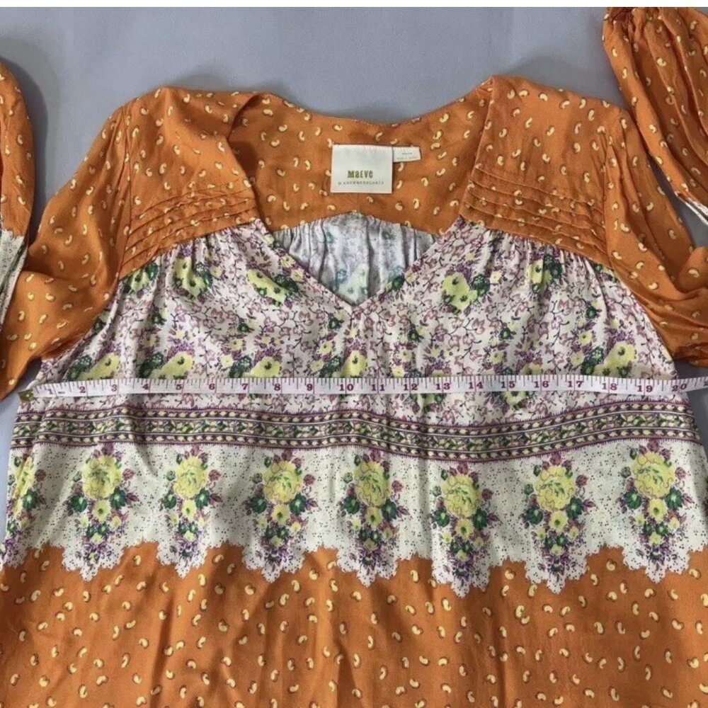 Anthropologie Women's Maeve Ceresco Peasant Top Size M - Picture 13 of 13